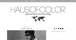 Desktop Screenshot of hausofcolorblog.com